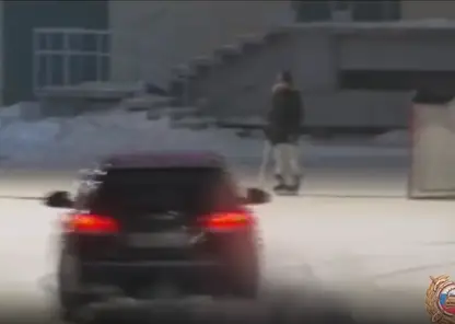 В Норильске наказали водителя за «дрифт» в пешеходной зоне на улице Пушкина