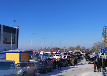 В Томске состоялся автопробег в поддержку защитников Отечества и бойцов СВО