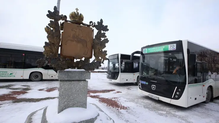 Три десятка новых автобусов пополнили автопарк Томской области