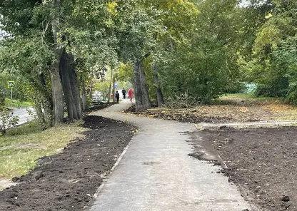 В Красноярске завершает ремонт дороги на ул. Алёши Тимошенкова